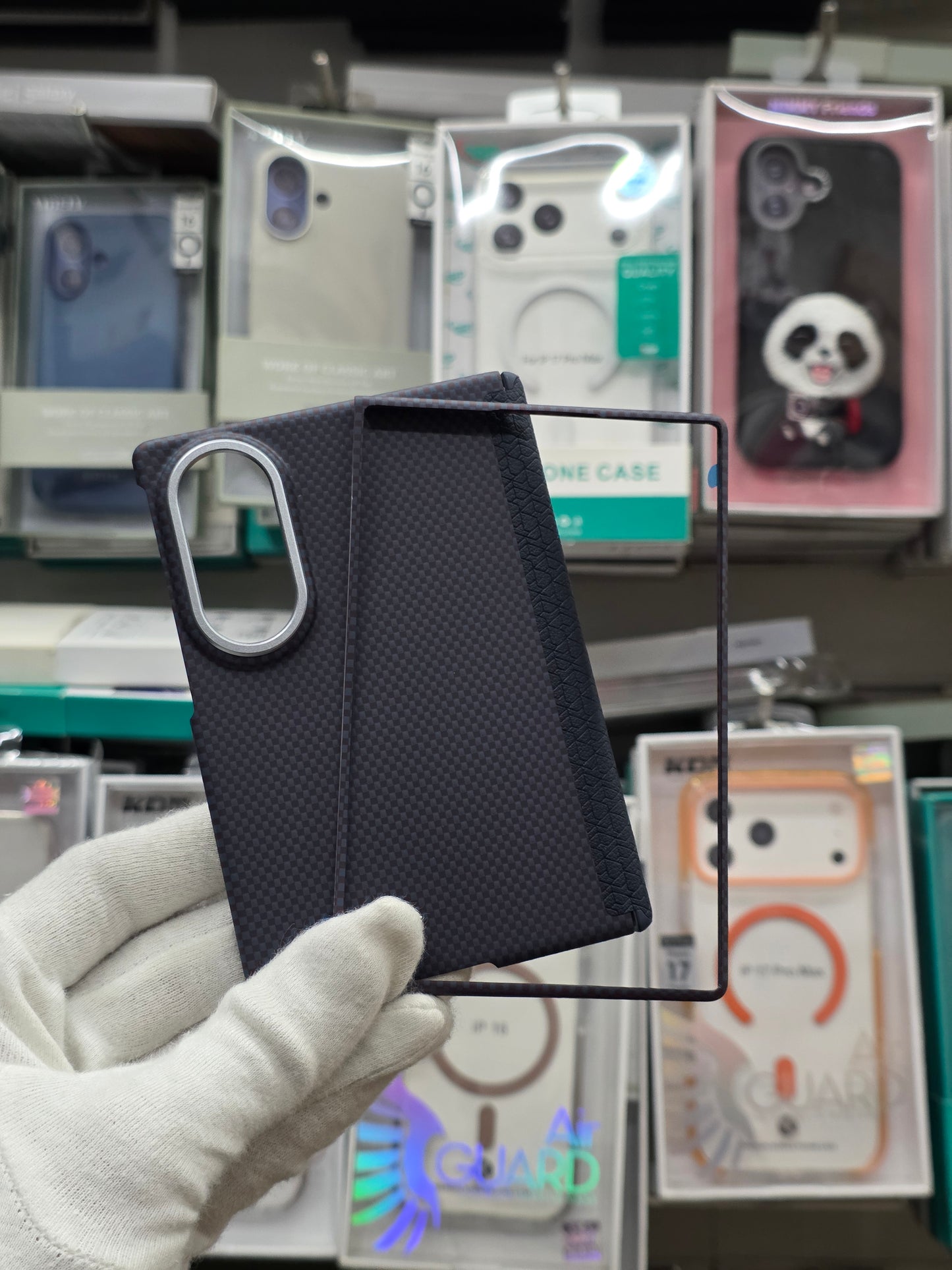 D Moloch Carbon Magnetic Case with Hinge & Front Frame - Samsung Z Fold 8