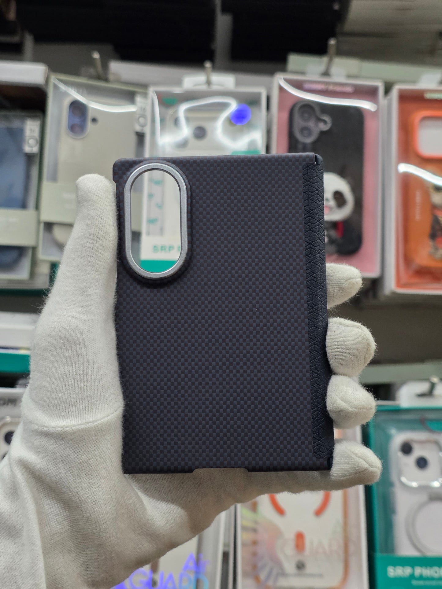 D Moloch Carbon Magnetic Case with Hinge & Front Frame - Samsung Z Fold 8