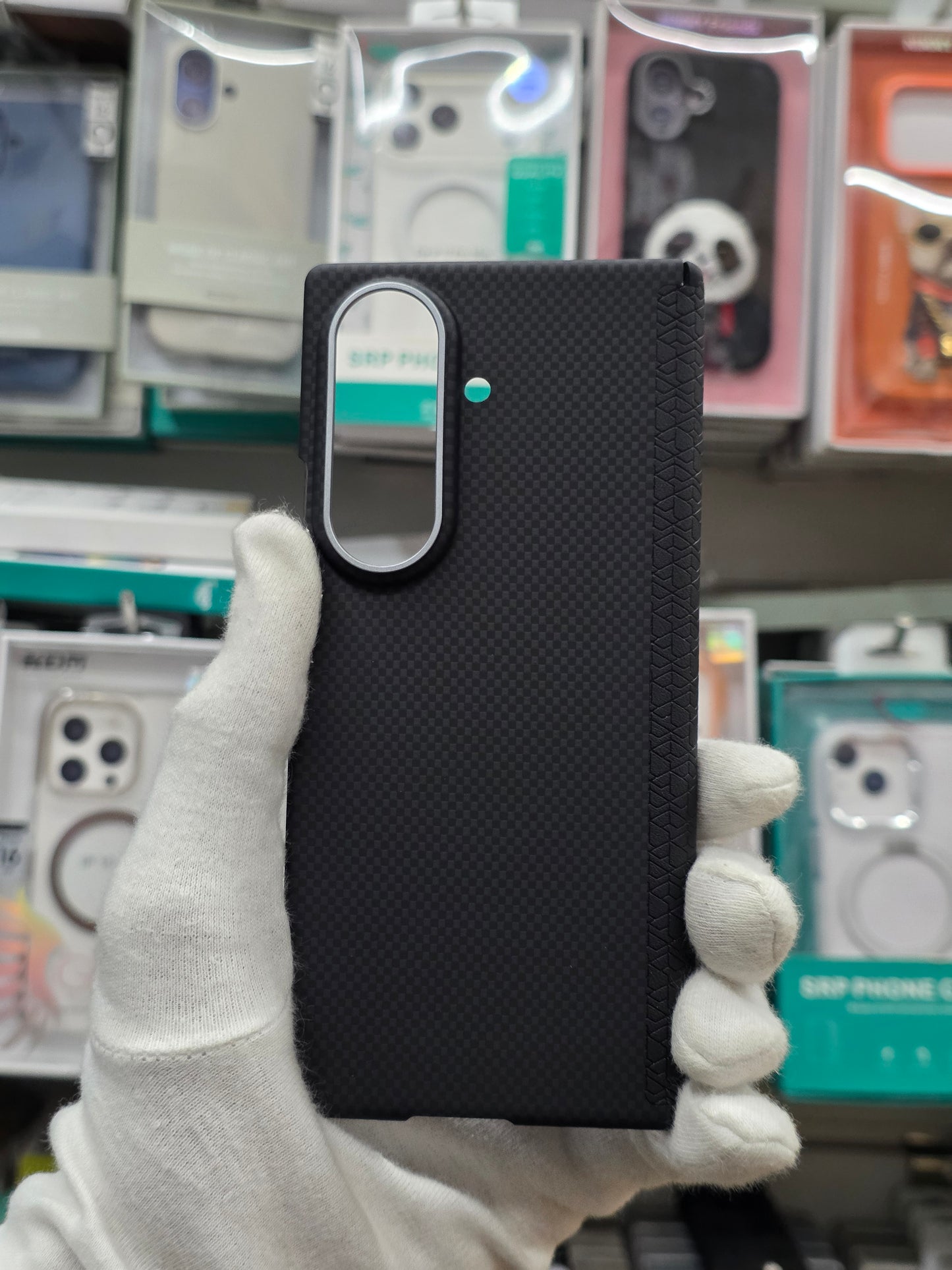 D Moloch Carbon Magnetic Case with Hinge & Front Frame - Samsung Z Fold 8 Ultra