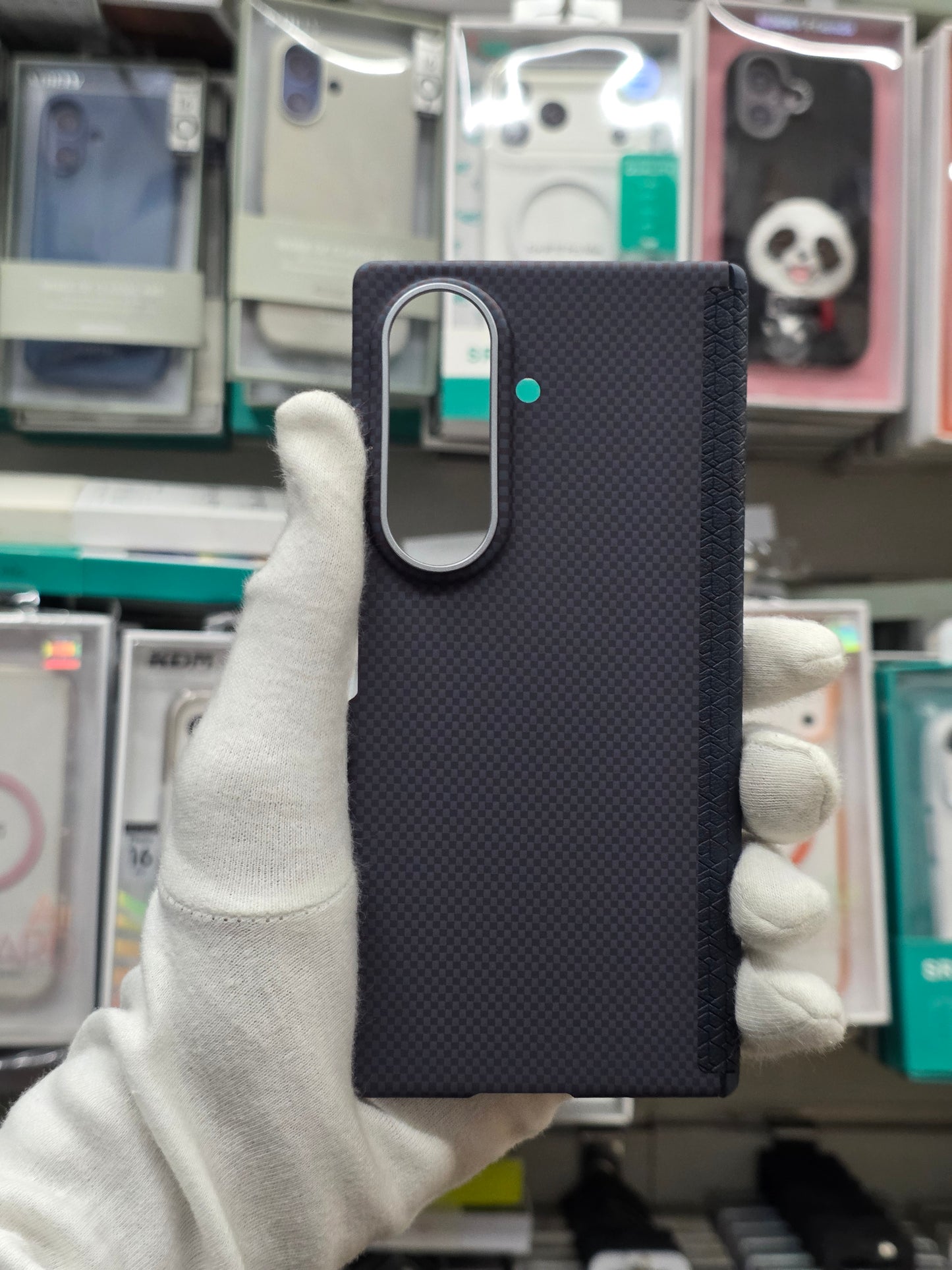 D Moloch Carbon Magnetic Case with Hinge & Front Frame - Samsung Z Fold 8 Ultra