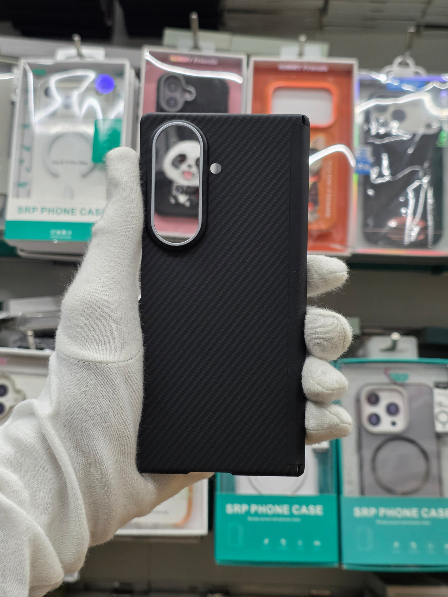 D Moloch Carbon Magnetic Case with Hinge & Front Frame - Samsung Z Fold 8 Ultra