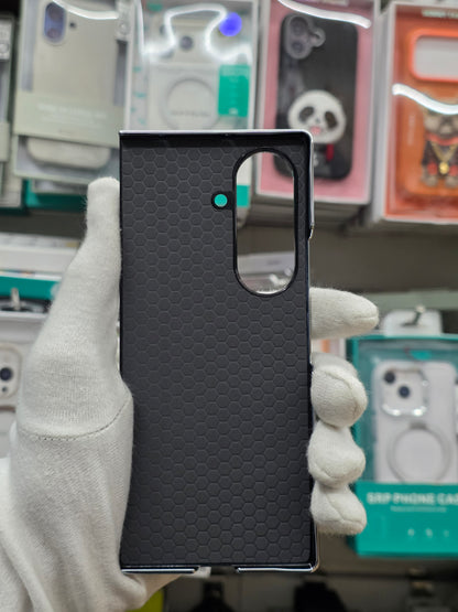 DFANS Pu Leather Chrome Plated Samsung Z Fold 8 Ultra Cover