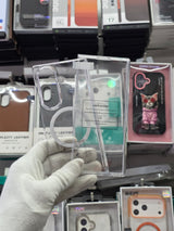 Piblue Clear Magnetic case with Front Glass & Hinge - Samsung Fold 8 Ultra