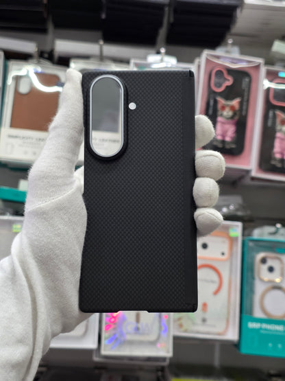 X-Level Mars Carbon Fiber Textute Magnet Samsung Fold 8 Ultra Cover