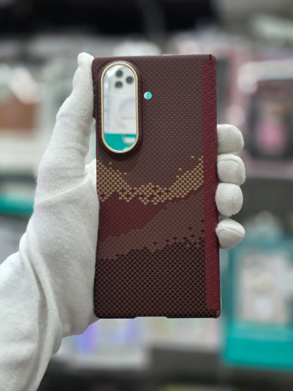 DFANS Carbon Fiber Texture Magnet Samsung Z Fold 8 Ultra Case