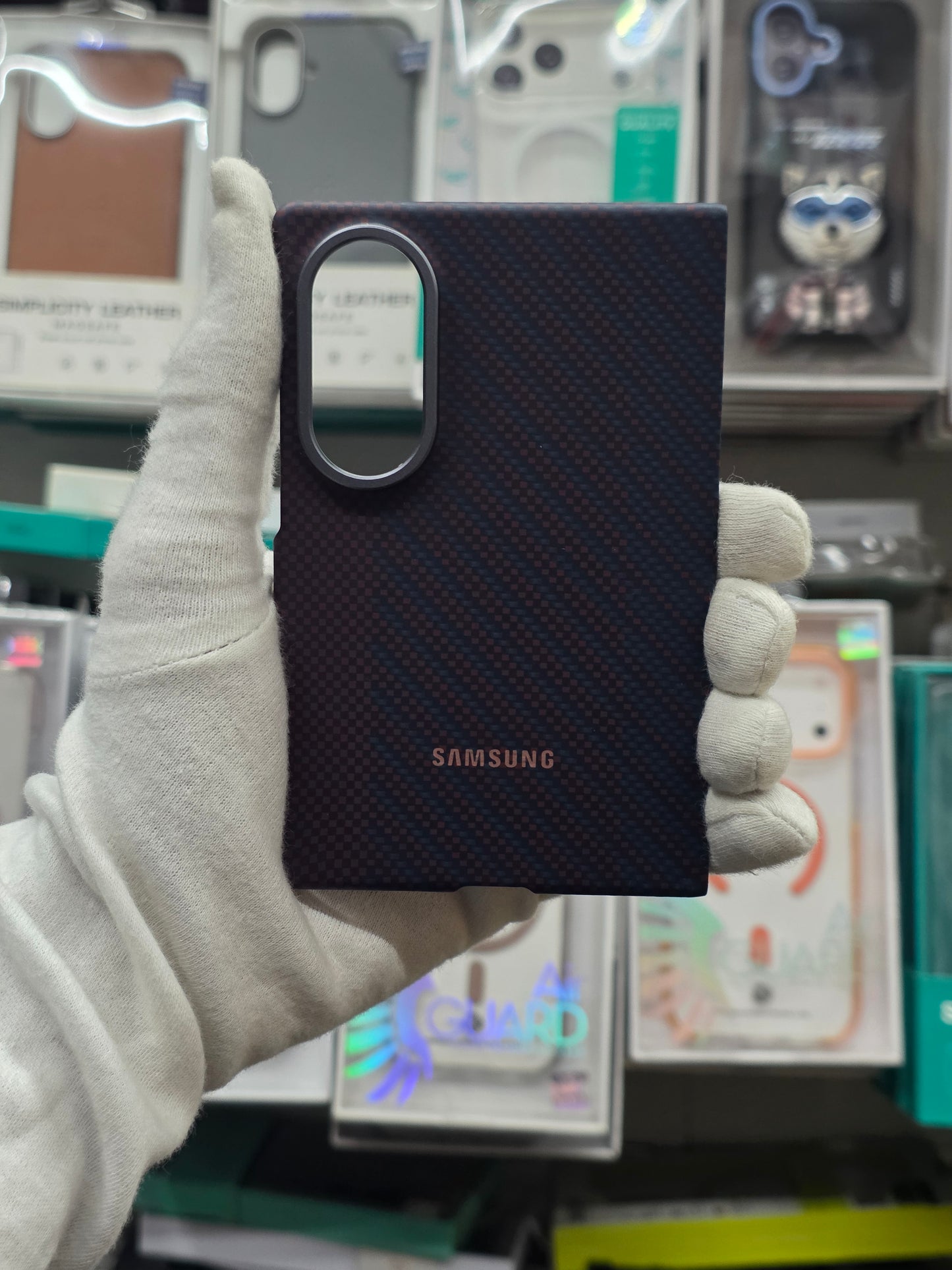 Samsung Magnetic Carbon Fiber Case - Samsung Fold 8