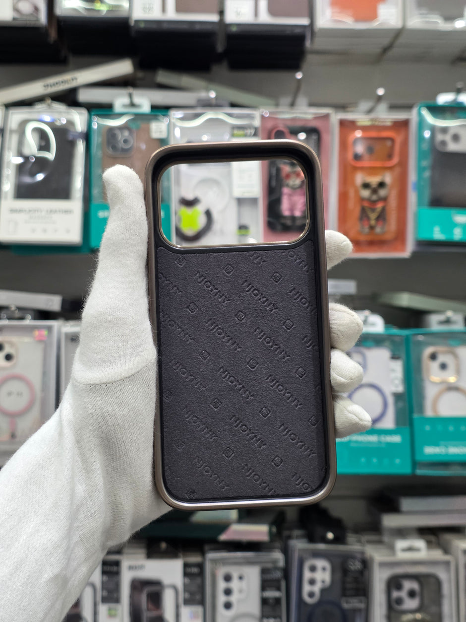 NY Classis Leather Case with Stand - iPhone 18 Pro Back Cover