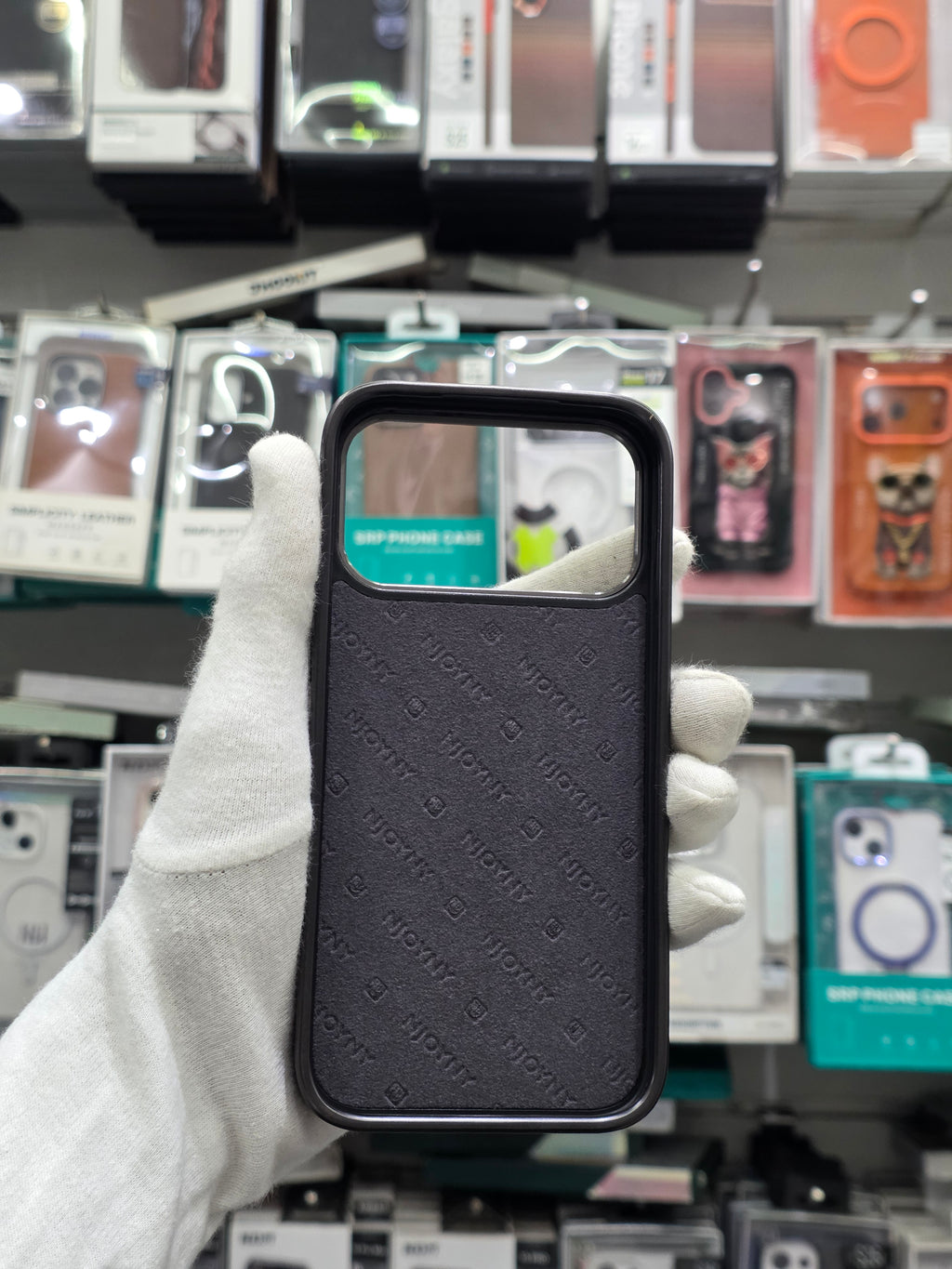 NY Classis Leather Case with Stand - iPhone 18 Pro Back Cover