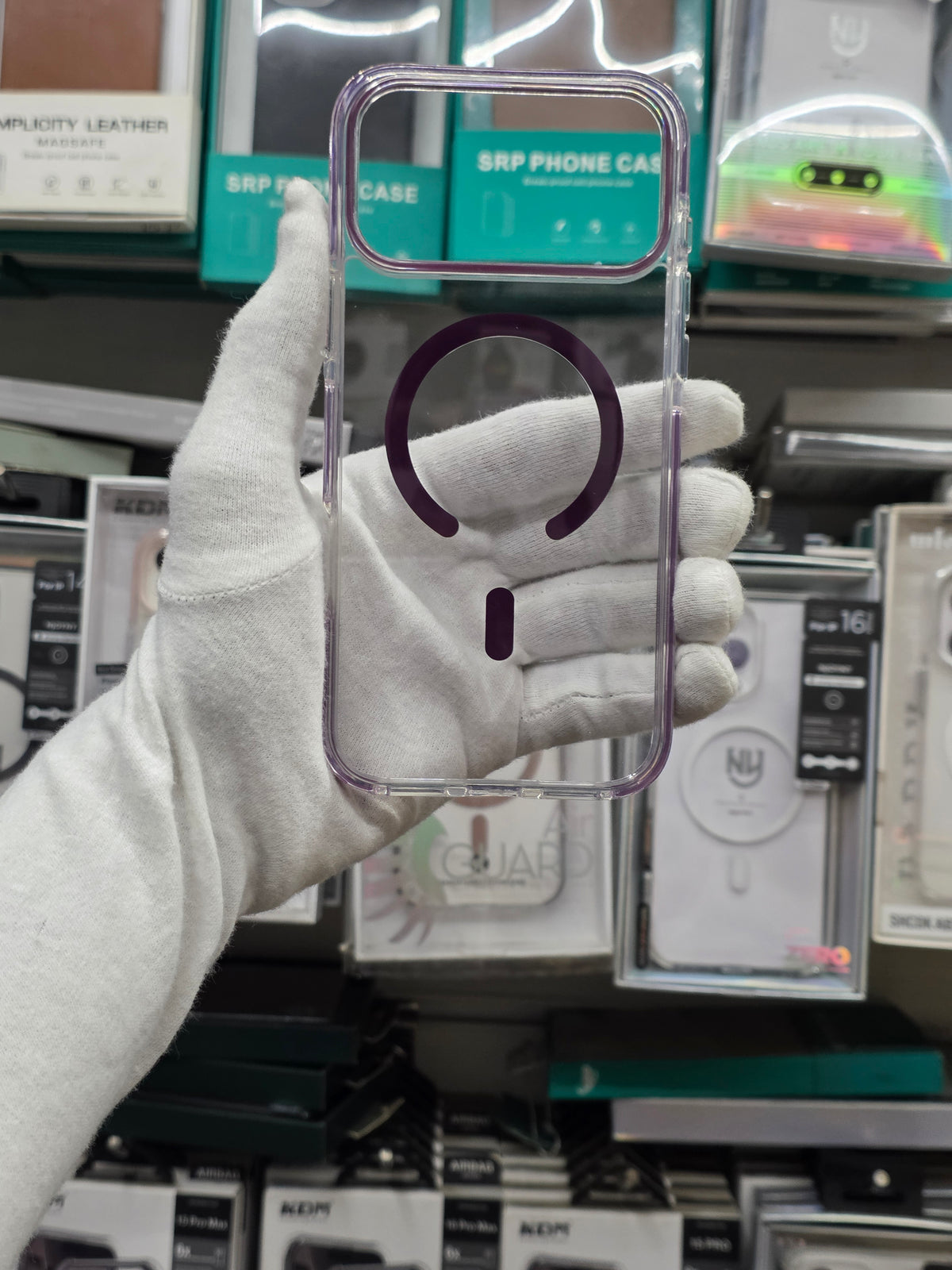 NY Transparent ShockProof with Magsafe - iPhone 18 Pro  Back Cover