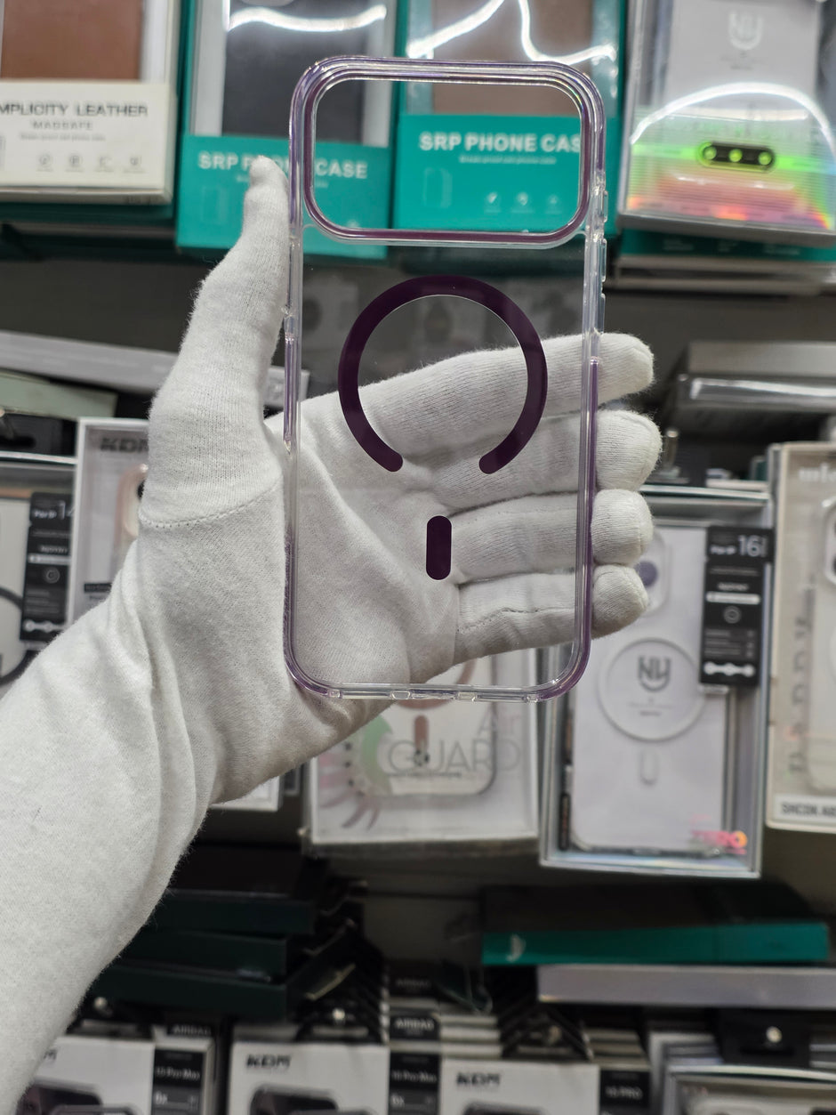NY Transparent ShockProof with Magsafe - iPhone 18 Pro  Back Cover