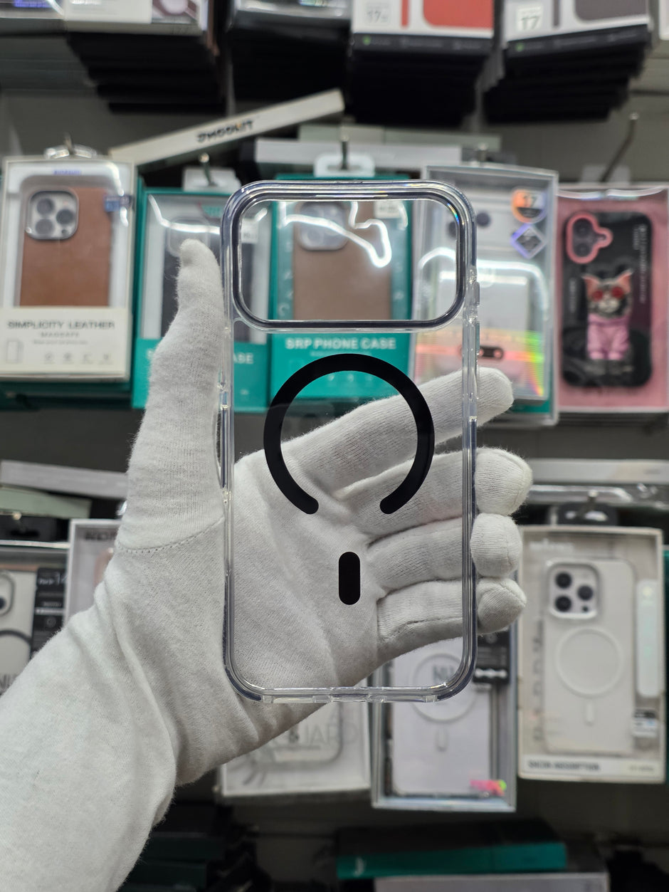 NY Transparent ShockProof with Magsafe - iPhone 18 Pro  Back Cover