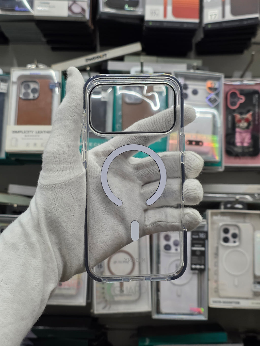 NY Transparent ShockProof with Magsafe - iPhone 18 Pro Max Back Cover
