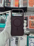 Icon Leather MagSafe Ring Case - iPhone 18 Pro Back Cover