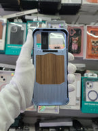 NY Perfume Wooden Metal 360 Stand Case With Magsfe - iPhone 18 Pro Max Back Cover