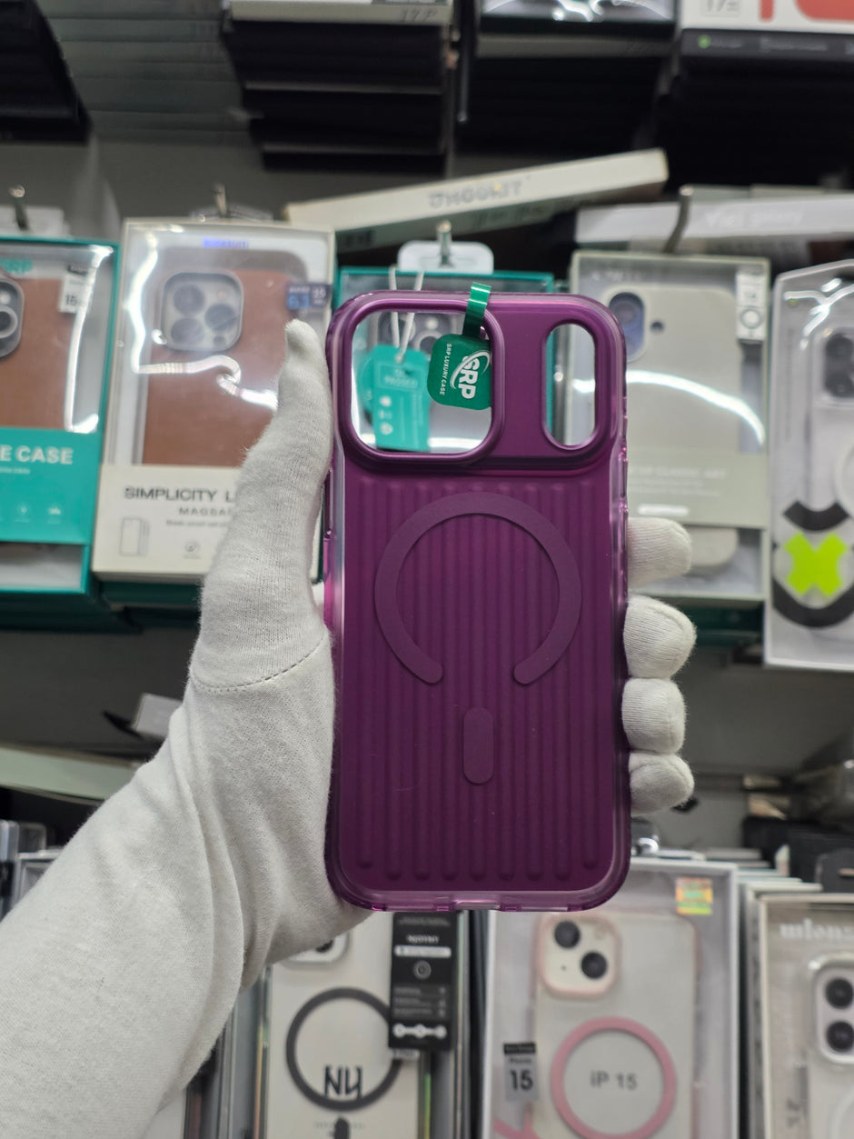 SRP Ribbed Magnetic Case Cover - iPhone 18 Pro  Back Cover