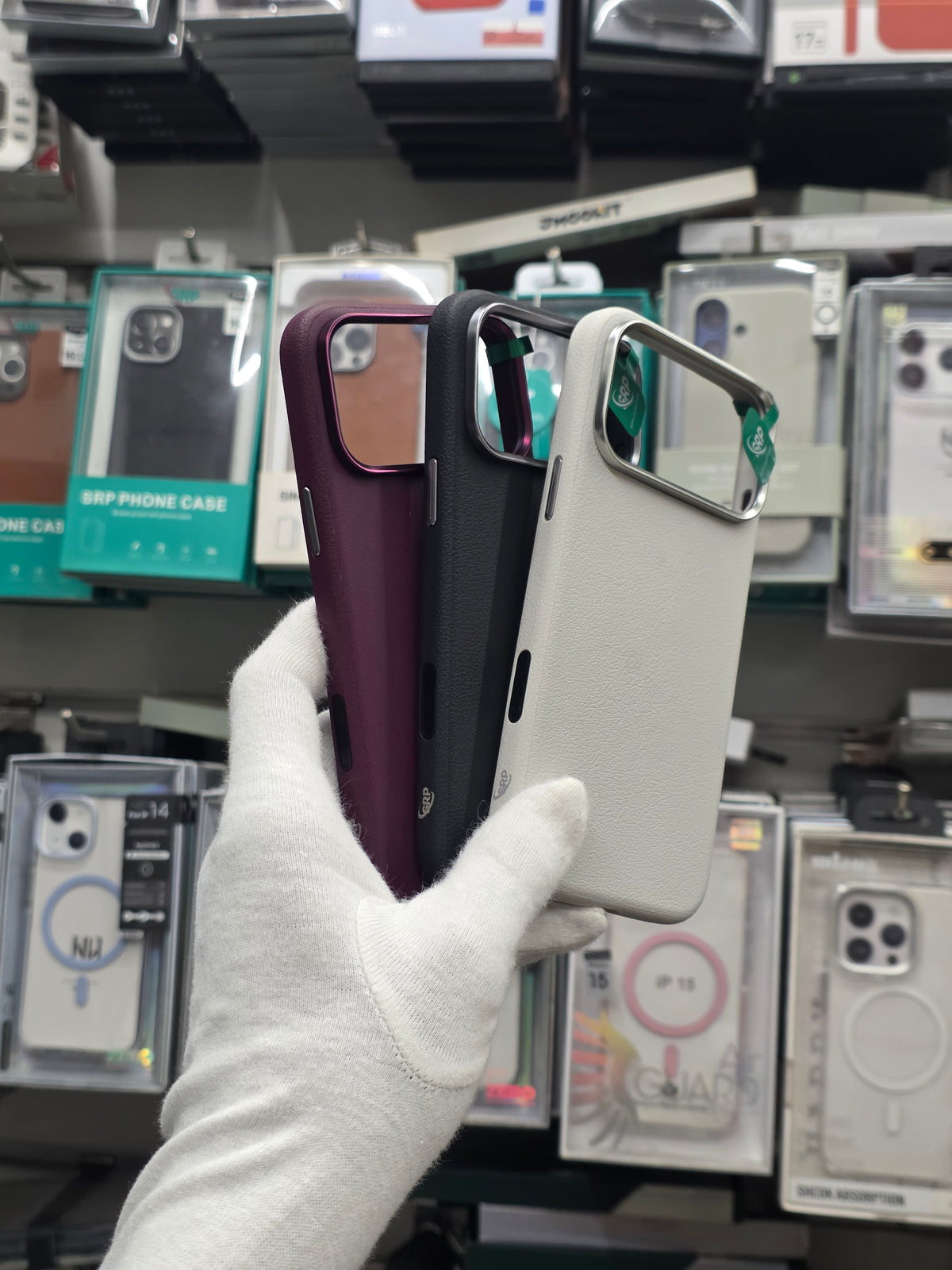 SRP  Pu Leather With Ai Sensor - iPhone 18 Pro Back Cover