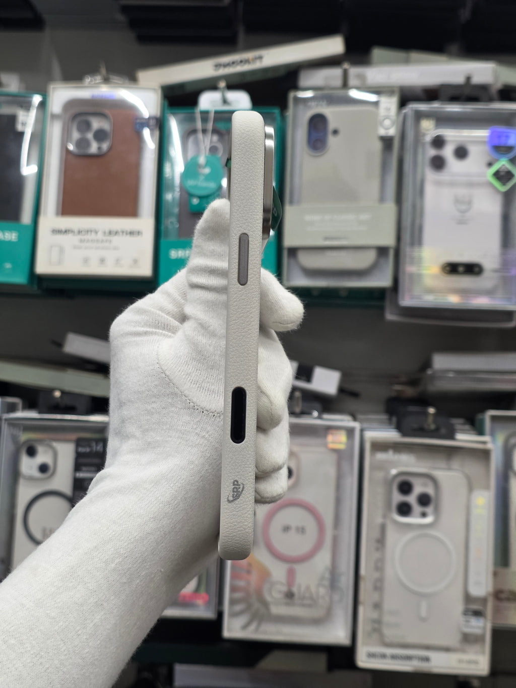 SRP  Pu Leather With Ai Sensor - iPhone 18 Pro Back Cover