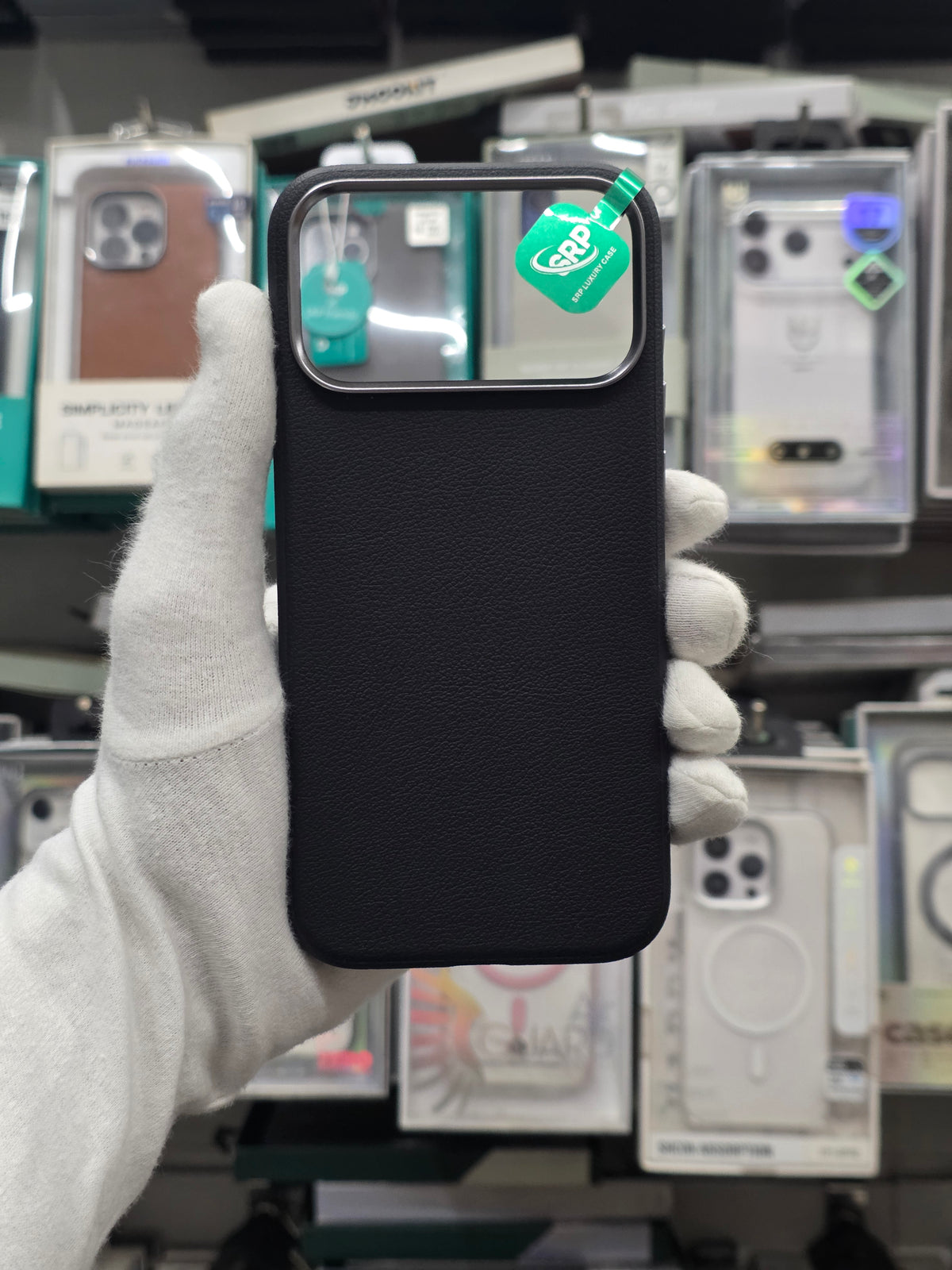 SRP  Pu Leather With Ai Sensor - iPhone 18 Pro Back Cover