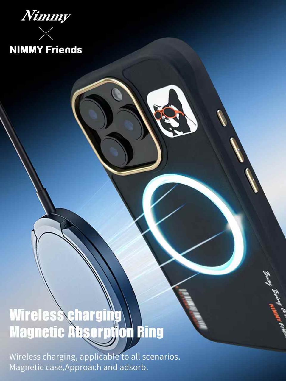 Nimmy Magnetic Little Rich Tycoon For iPhone 16 Pro Back Cover
