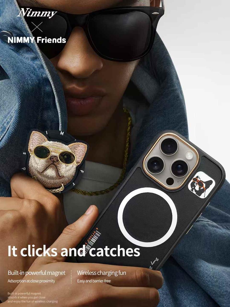 Nimmy Magnetic Little Rich Tycoon For iPhone 16 Pro Back Cover