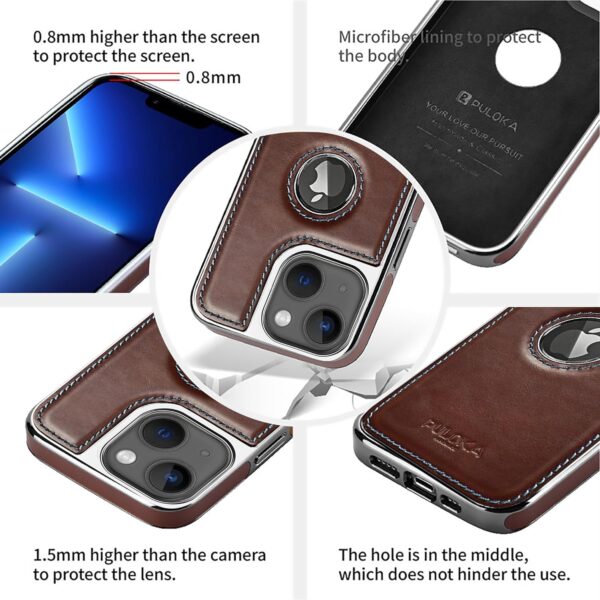 PULOKA Classic Leather - iPhone 15 Back Cover