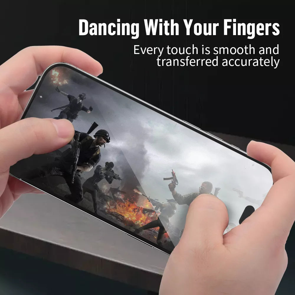 Blueo Anti Static HD Tempered Clear Glass for iPhone 14 Pro Max