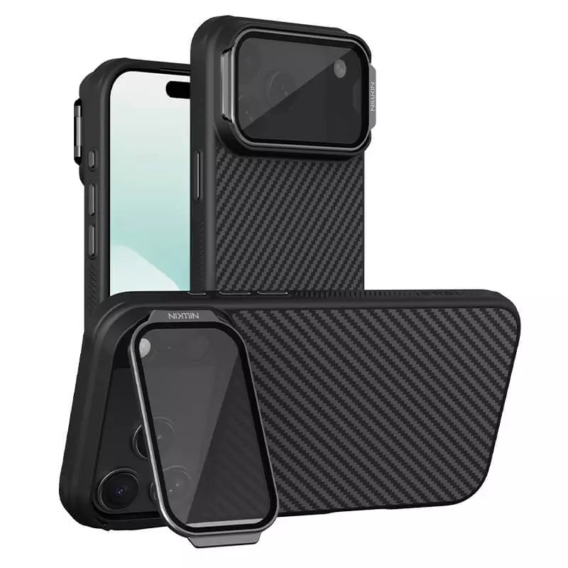 Nillkin CarboProp Magnetic MagSafe Transparent Lens Guard Edition Aramid fiber armor case - Apple iPhone 18 Pro Back Cover