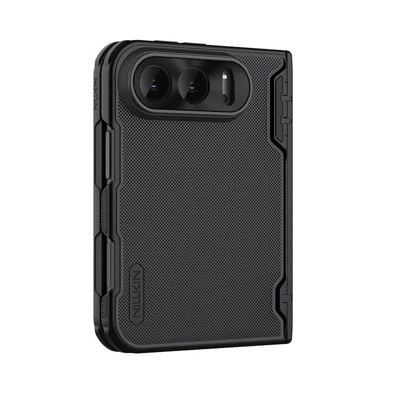 Nillkin Super Frosted Shield Fold Magnetic Matte cover case - Apple iPhone Duo