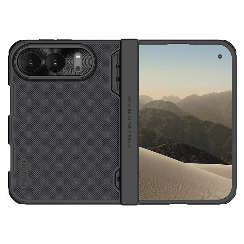Nillkin Super Frosted Shield Fold Magnetic Matte cover case - Apple iPhone Duo