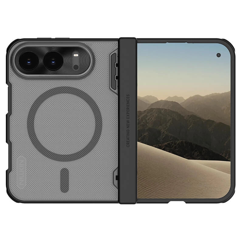 Nillkin Super Frosted Shield Fold Magnetic Matte cover case - Apple iPhone Duo