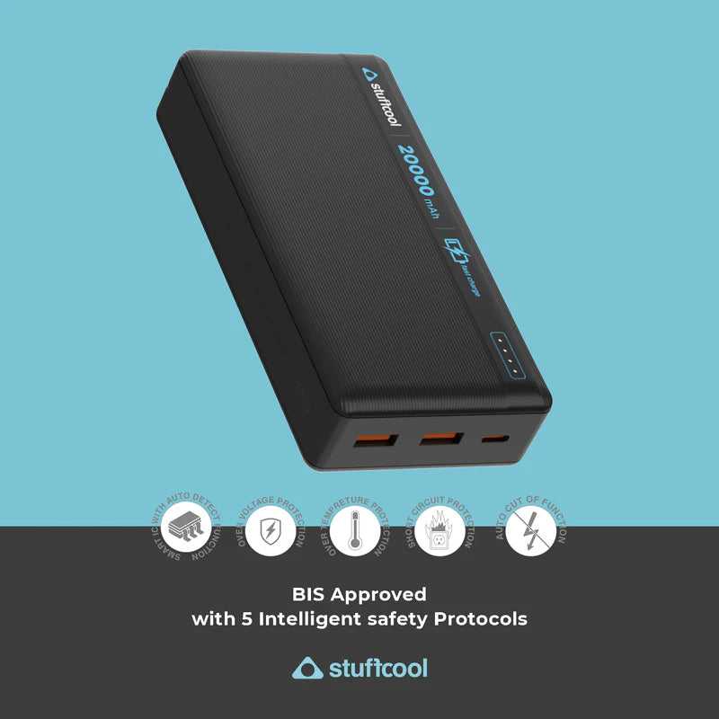 StuffCool Major Power Bank 20000 Mah