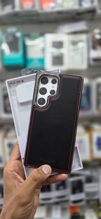 PULOKA Classic Leather For Samsung S25 Ultra