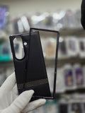 NY Classic Leather Chrome Plated Samsung Fold 7 Cover