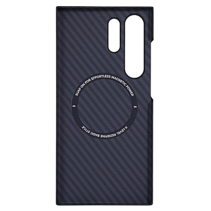 X-LEVEL Magnetic Carbon Fiber Texture Case - Samsung S24 Ultra