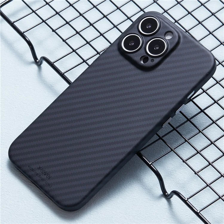 X-LEVEL Magnetic Carbon Fiber Texture Case - iPhone 16 Pro Max Back Cover