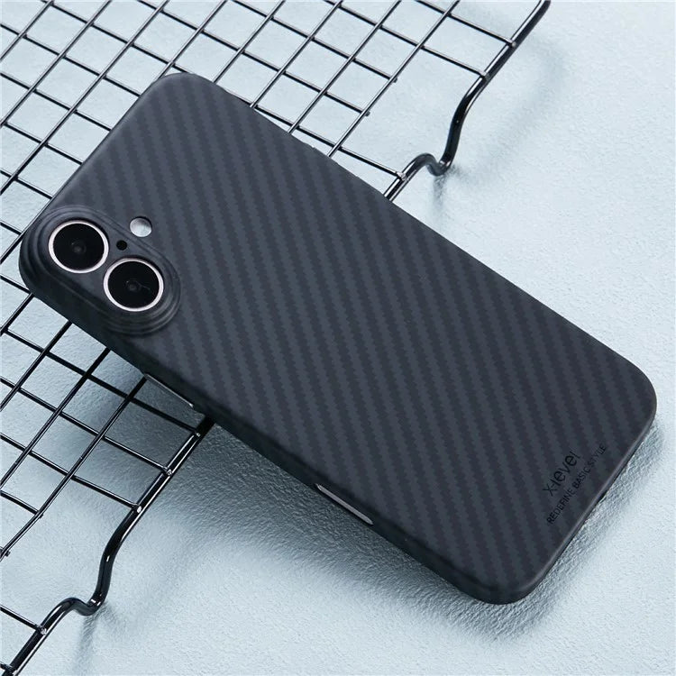 X-LEVEL Magnetic Carbon Fiber Texture Case - iPhone 16 Plus Back Cover