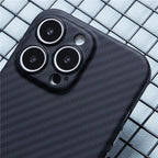 X-LEVEL Magnetic Carbon Fiber Texture Case - iPhone 16 Pro Max Back Cover