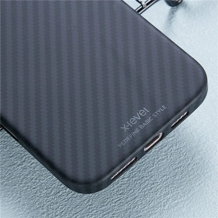 X-LEVEL Magnetic Carbon Fiber Texture Case - iPhone 16 Back Cover