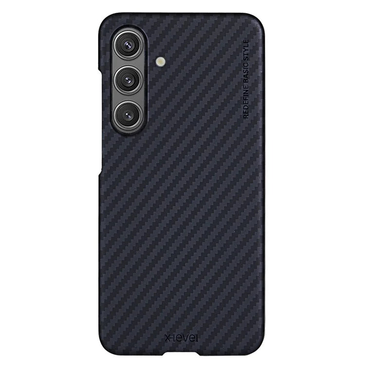 X-LEVEL Magnetic Carbon Fiber Texture Case - Samsung S24