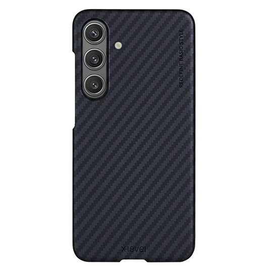 X-LEVEL Magnetic Carbon Fiber Texture Case - Samsung S25