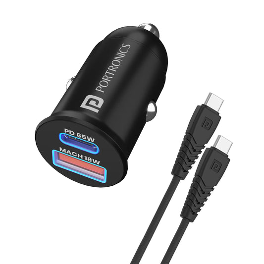 Portronics Car Power 65