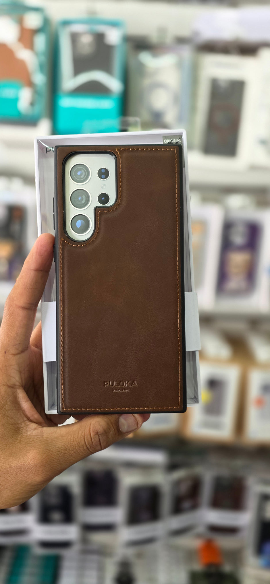 PULOKA Premium Leather Case - Samsung S25 Ultra