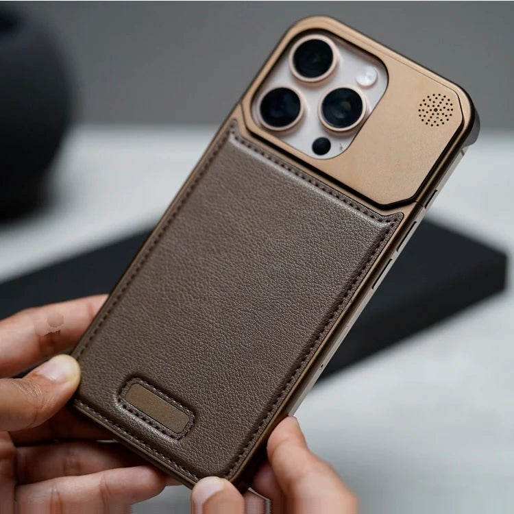 NY Leather Perfume - iPhone 16 Pro Max Back Cover