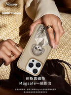 Nimmy Magnetic Poodle For iPhone 15 Pro Back Cover
