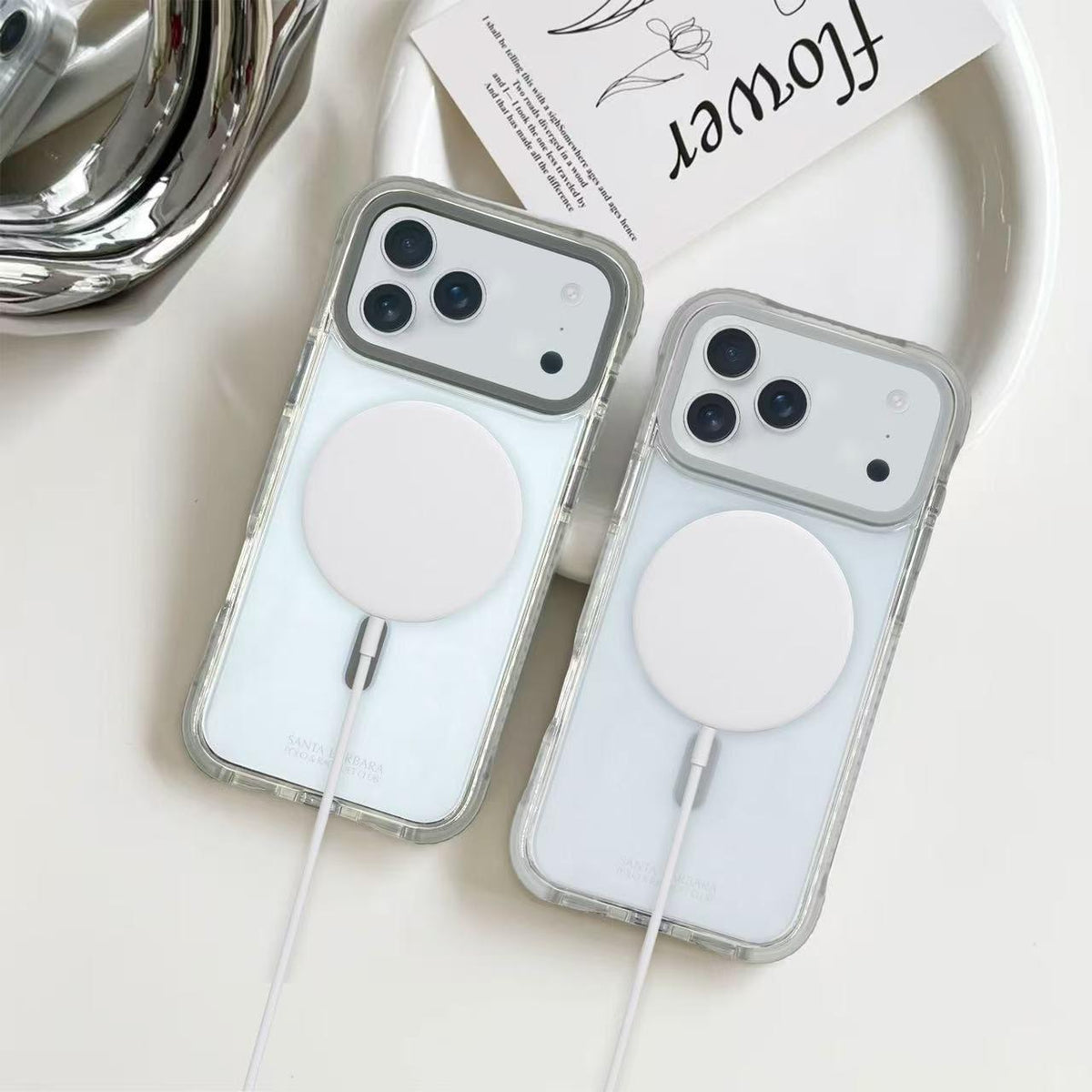 Santa Barbara Rebecca Magsafe Series For iPhone 17 Pro Max Back Cover