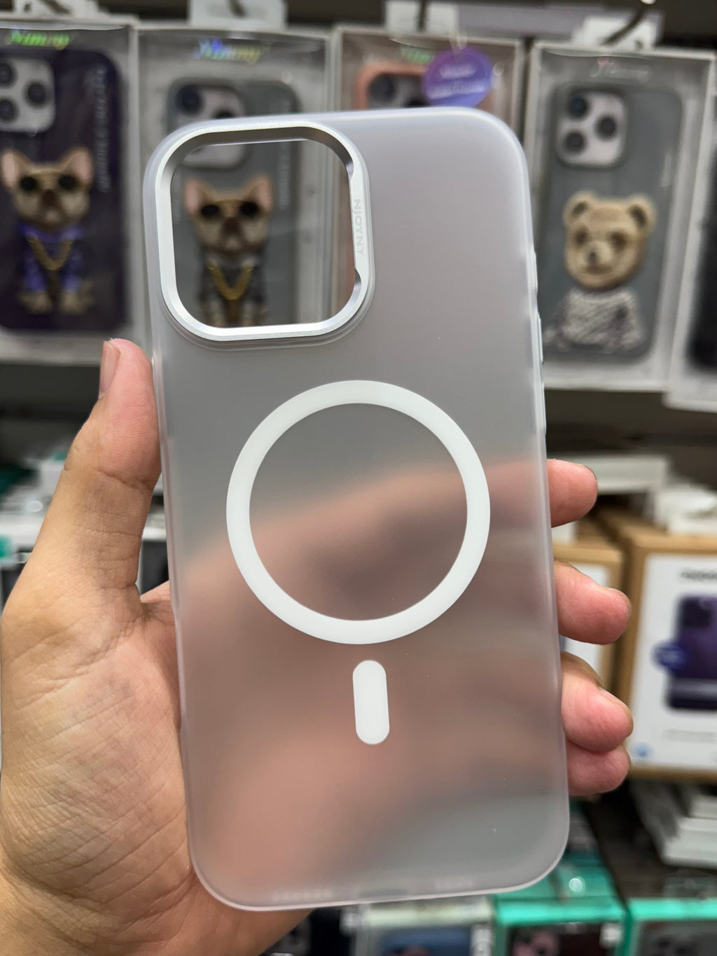 NY Metal PC Series Magnetic Case - iPhone 16 Pro Max Back Cover
