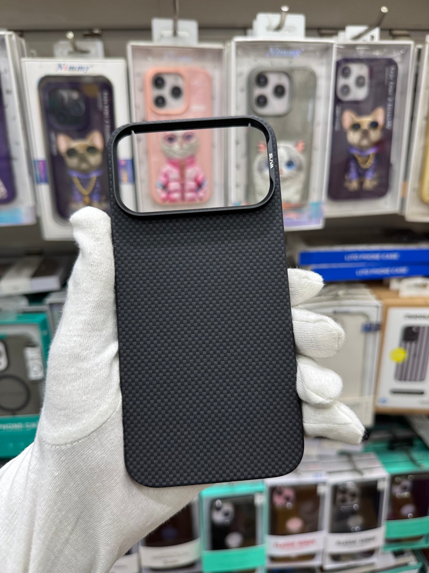 Sliva Real Carbon Fiber Case Super Slim Original with Magsafe - iPhone 17 Pro Max Cover