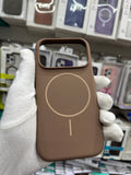 Magnetic Magsafe Silky Silicone Case For iPhone 17 Pro Back Cover