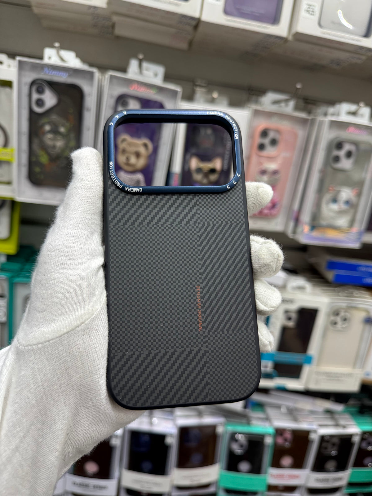 Jaucase Carbon Firber Texture Magsafe Case - iPhone 17 Pro Back Cover