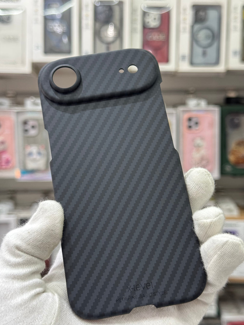 X-LEVEL Magnetic Carbon Fiber Texture Case - iPhone 17 Air Back Cover